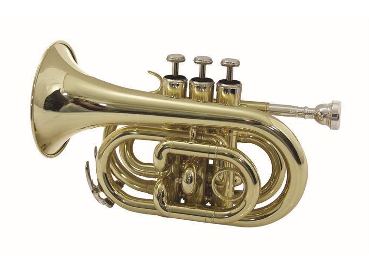 DIMAVERY TP-300 Bb Pocket Trumpet, gold